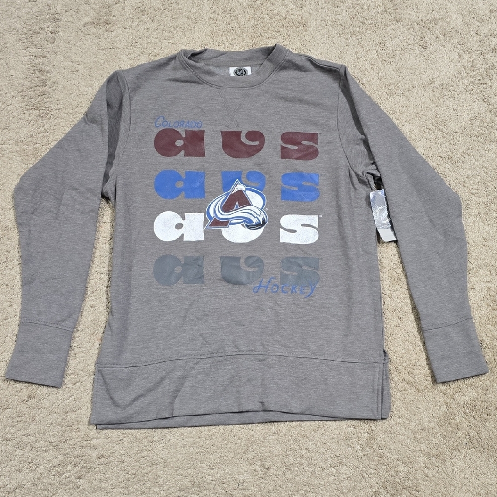 NWT NHL Gray Long Sleeve Shirt
